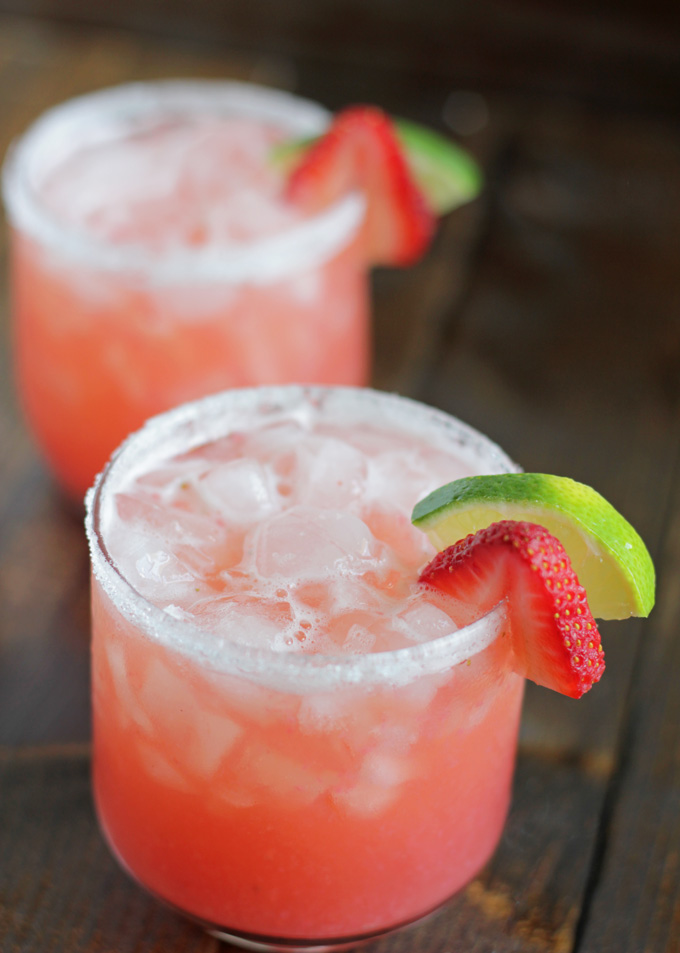 Strawberry Beer Margarita- Life Food and Beer