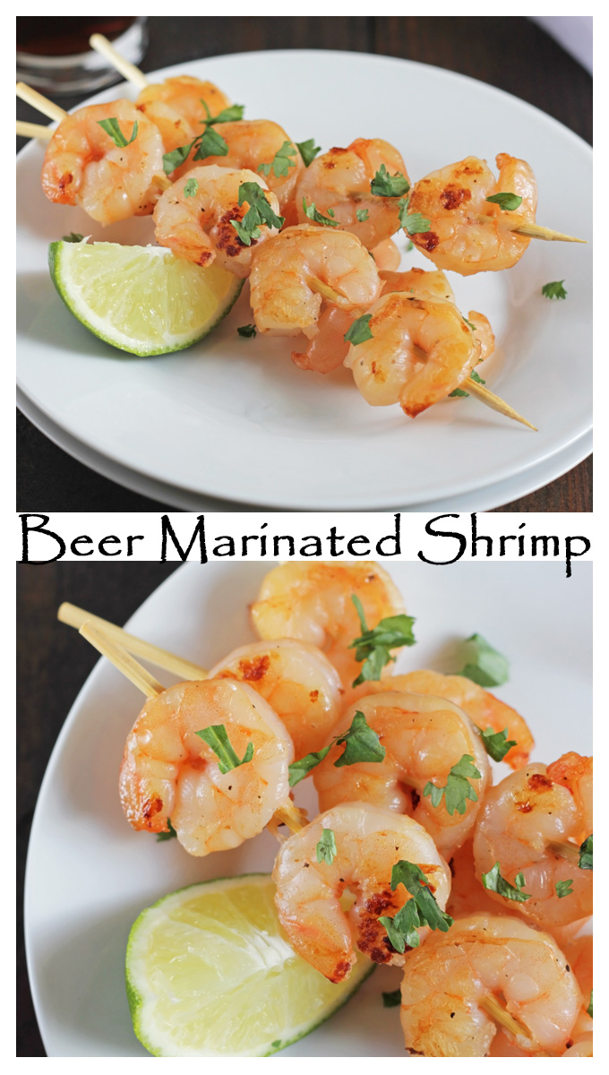 Beer Marinated Shrimp- Life Food and Beer