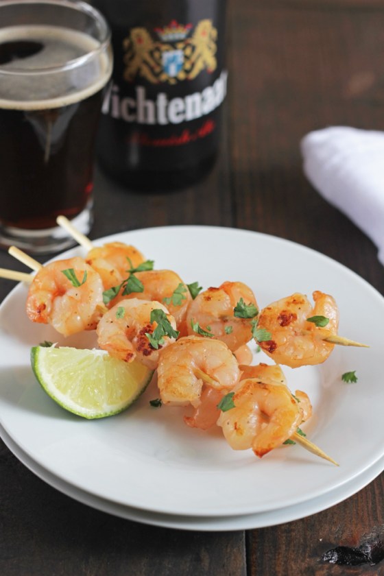 Beer Marinated Shrimp- Life Food and Beer