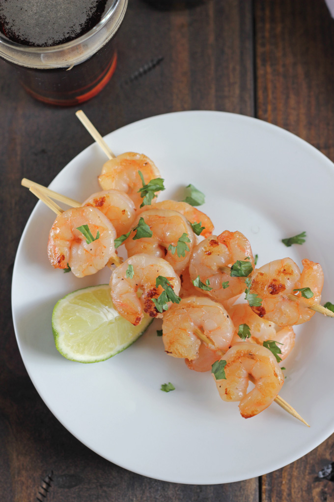 Beer Marinated Shrimp- Life Food and Beer