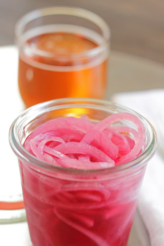 IPA Pickled Red Onions- Life Food and Beer