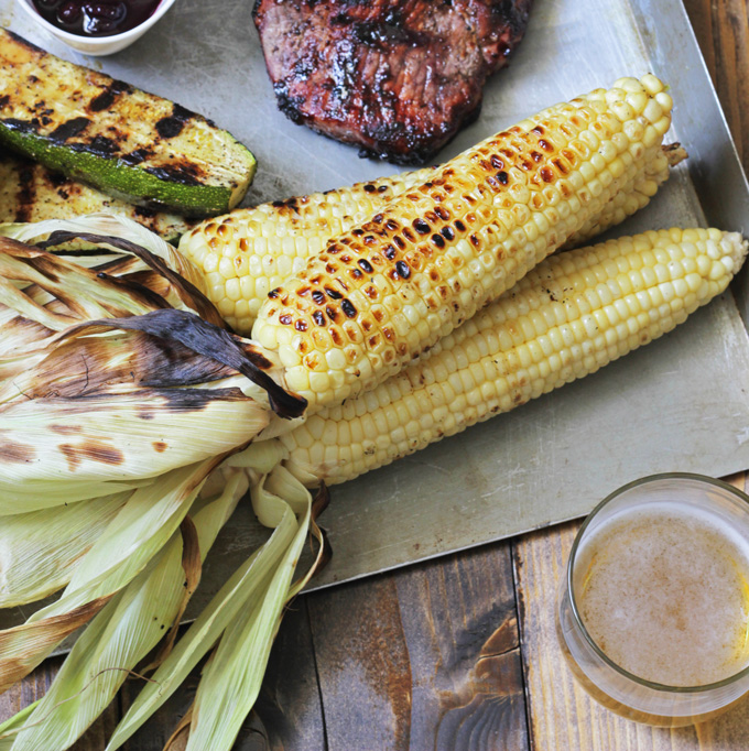 Beer Soaked Corn on the Cob- Life Food and Beer