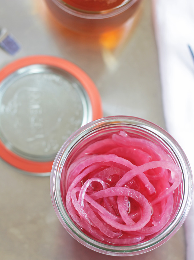 IPA Pickled Red Onions- Life Food and Beer
